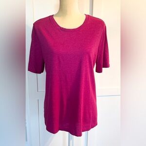 Banana Republic Magenta Women’s Size L Malibu Tee